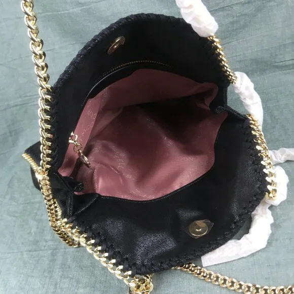 NWT Stella Mccartney Falabella Tote Bag Black - Picture 10 of 12